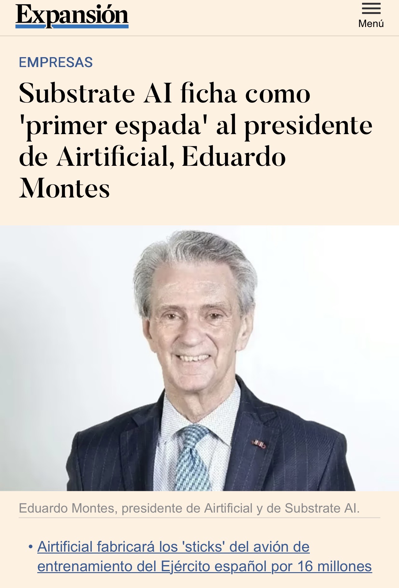 Y por qué no está afectando ese gran éxito o comienzo de su aventura en SAI a la cotización de Airtificial ?
El mercado “debería” intuir que si allí es capaz de hacer lo que está haciendo aquí también.
Pero creo que eso es pensar demasiado para este sabio mercado <span class="Emo21"> </span> jajaja