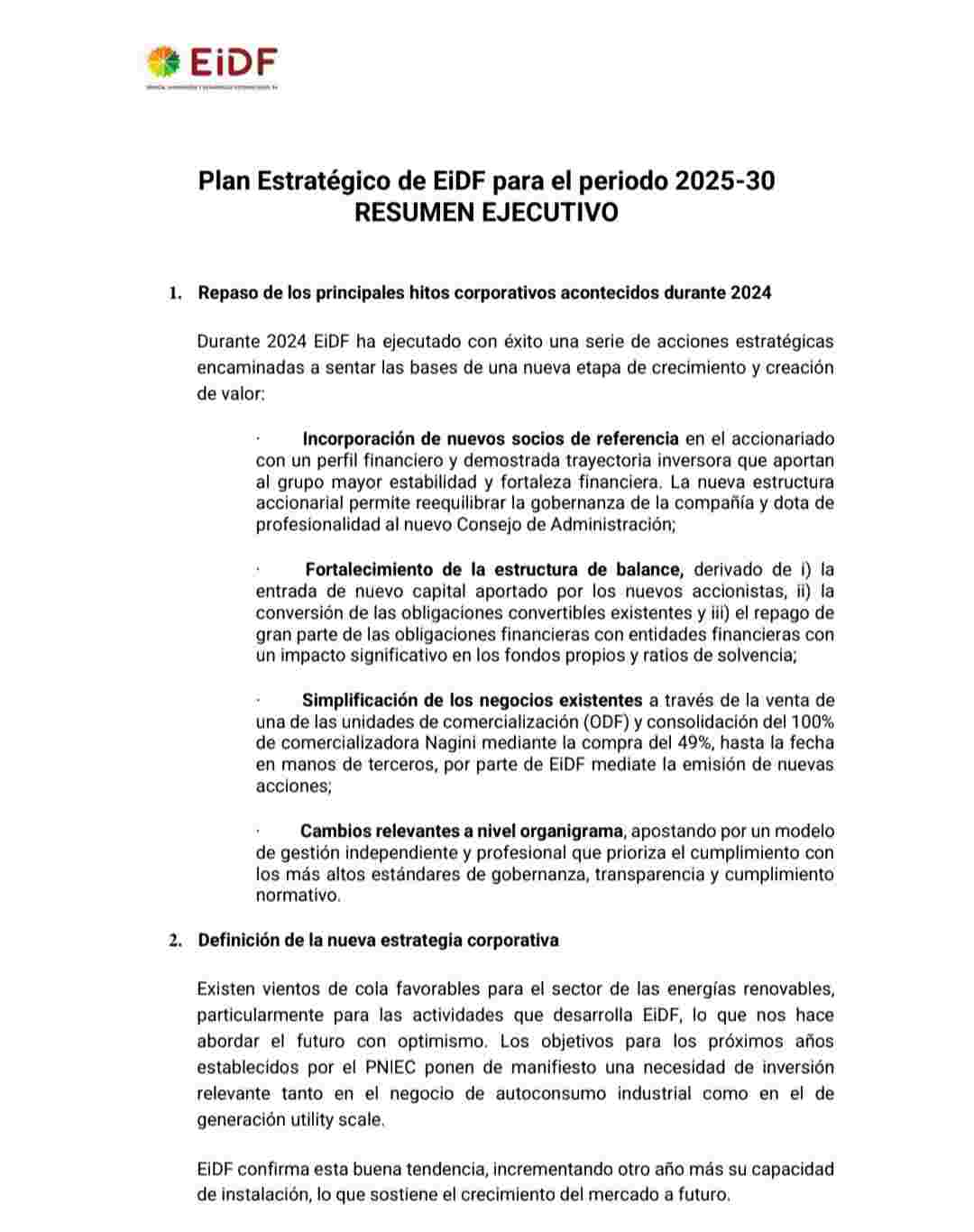 grafico de la accion ENERGIA INNOVACION