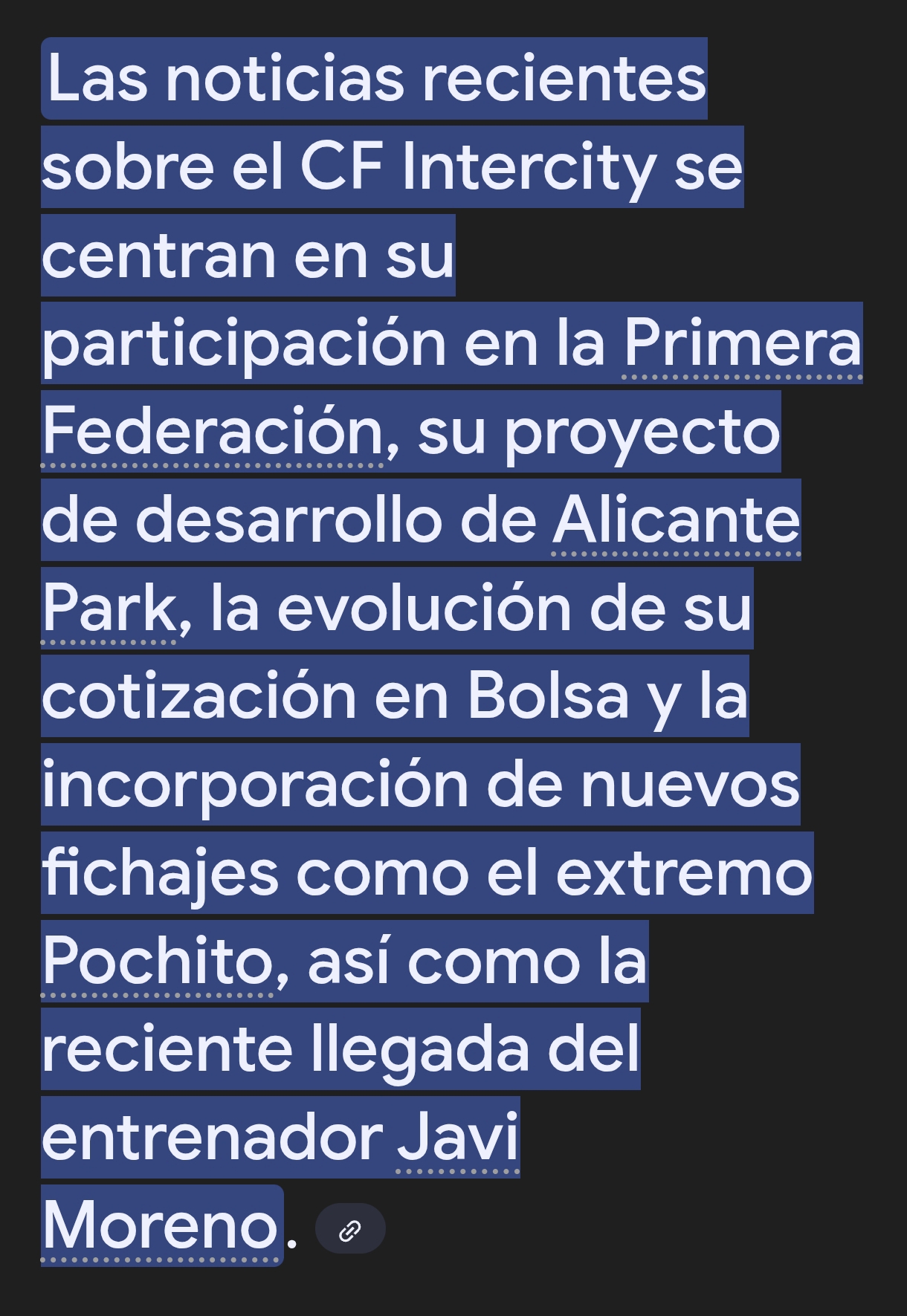 Buenas noticia