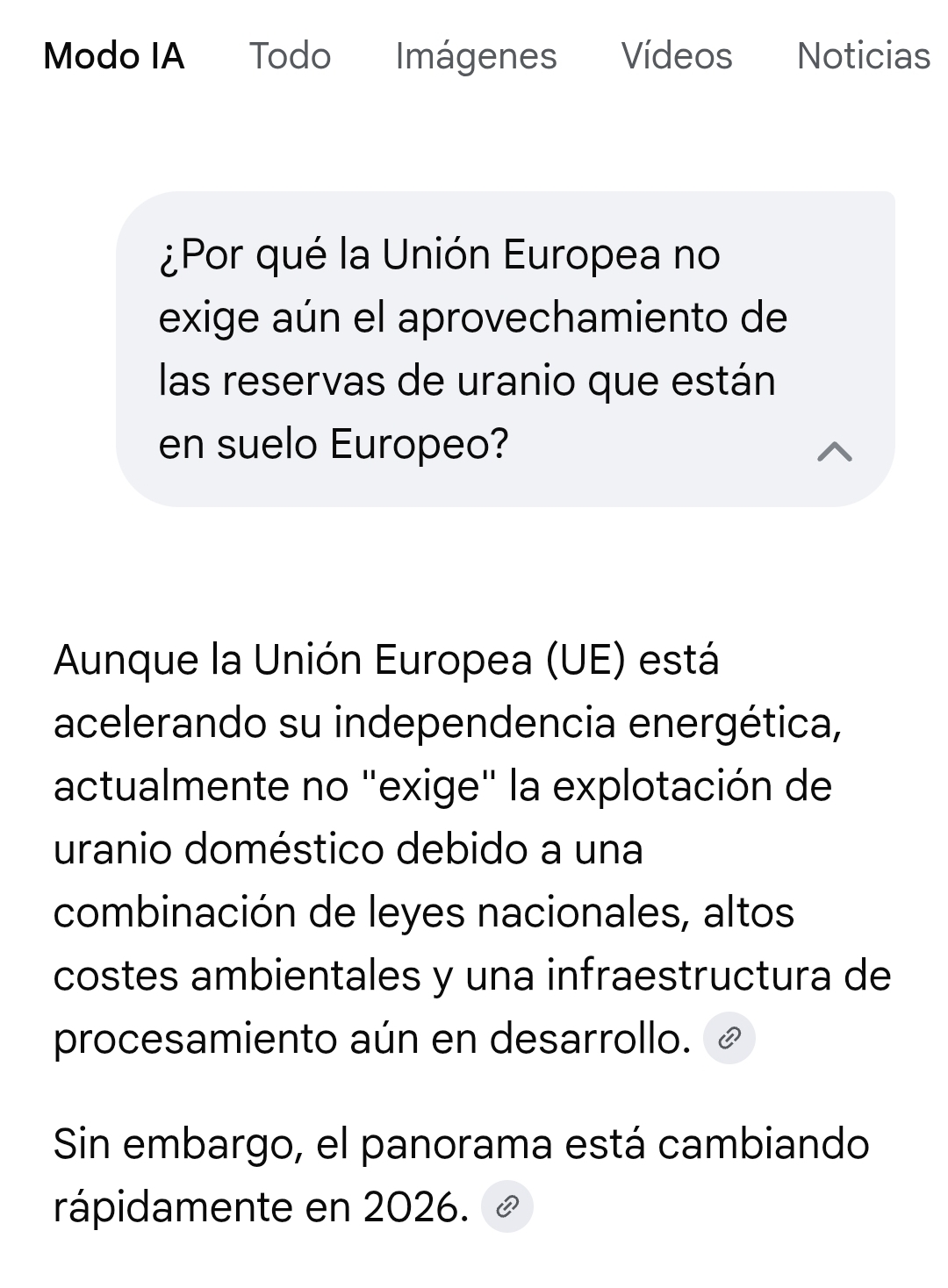 Vamos encaminados...