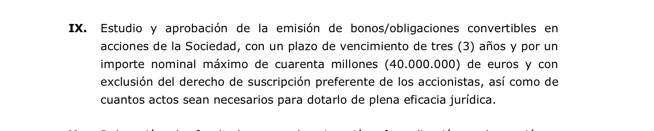 Este es uno de los puntos del día: