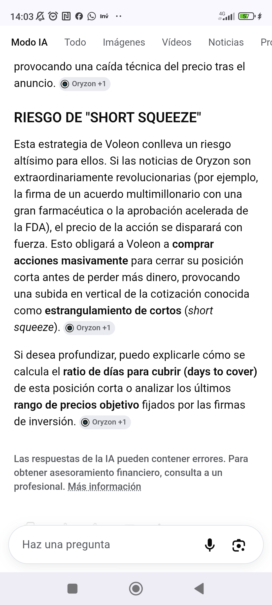 A ver si salen por patas