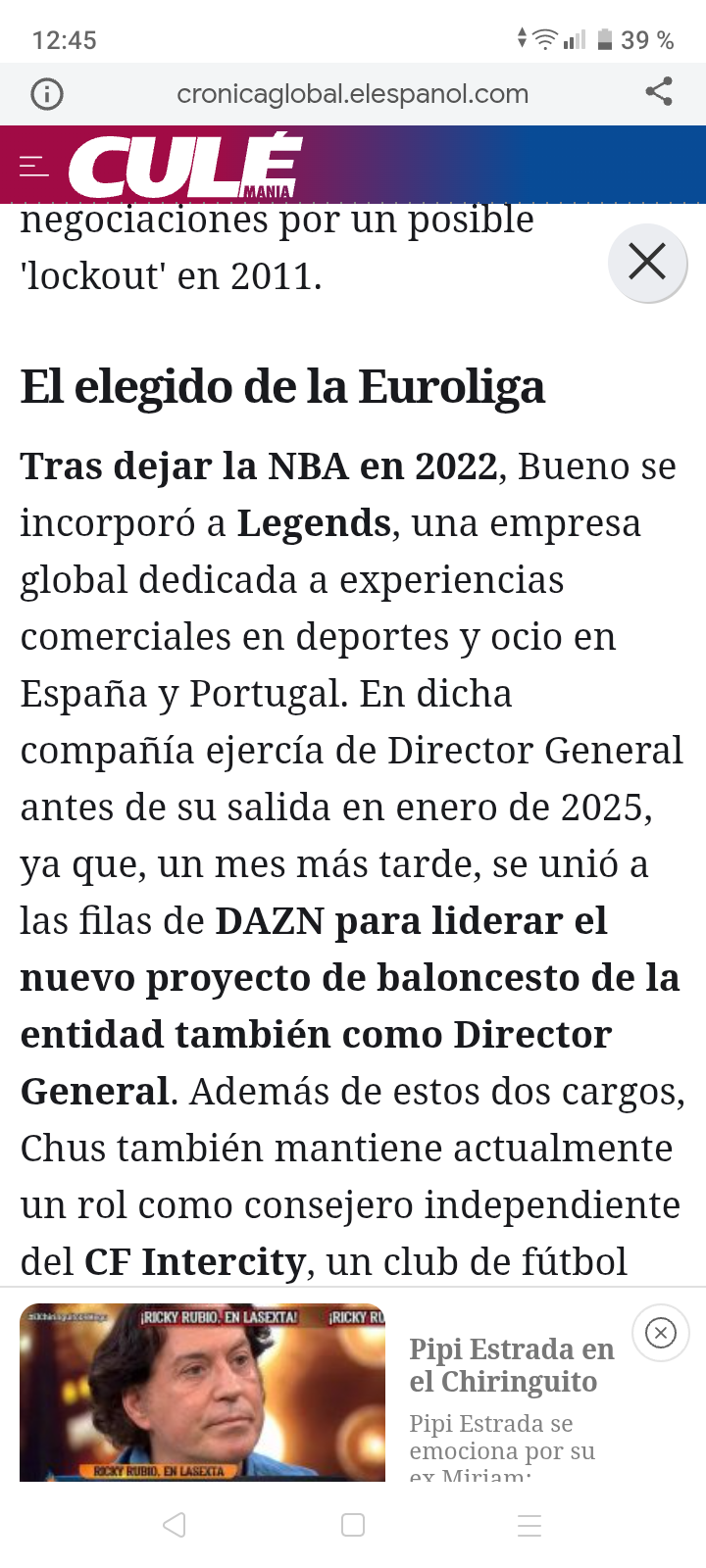 Sigue dentro y a tope currando