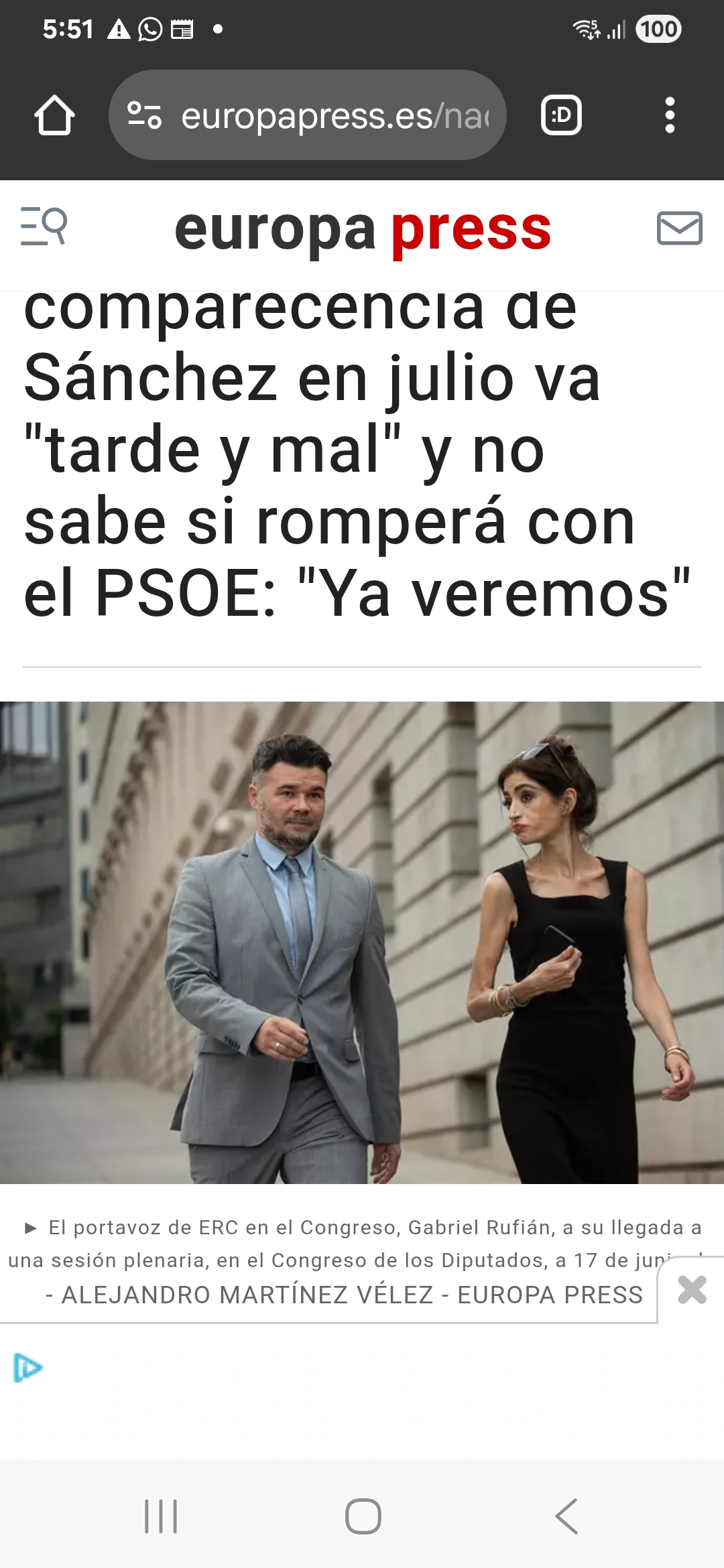Pero que guapo va el.lisenciado Grabriel...sU trajesito parece del mismo sastre que los trajesitos del lisenciado Camps