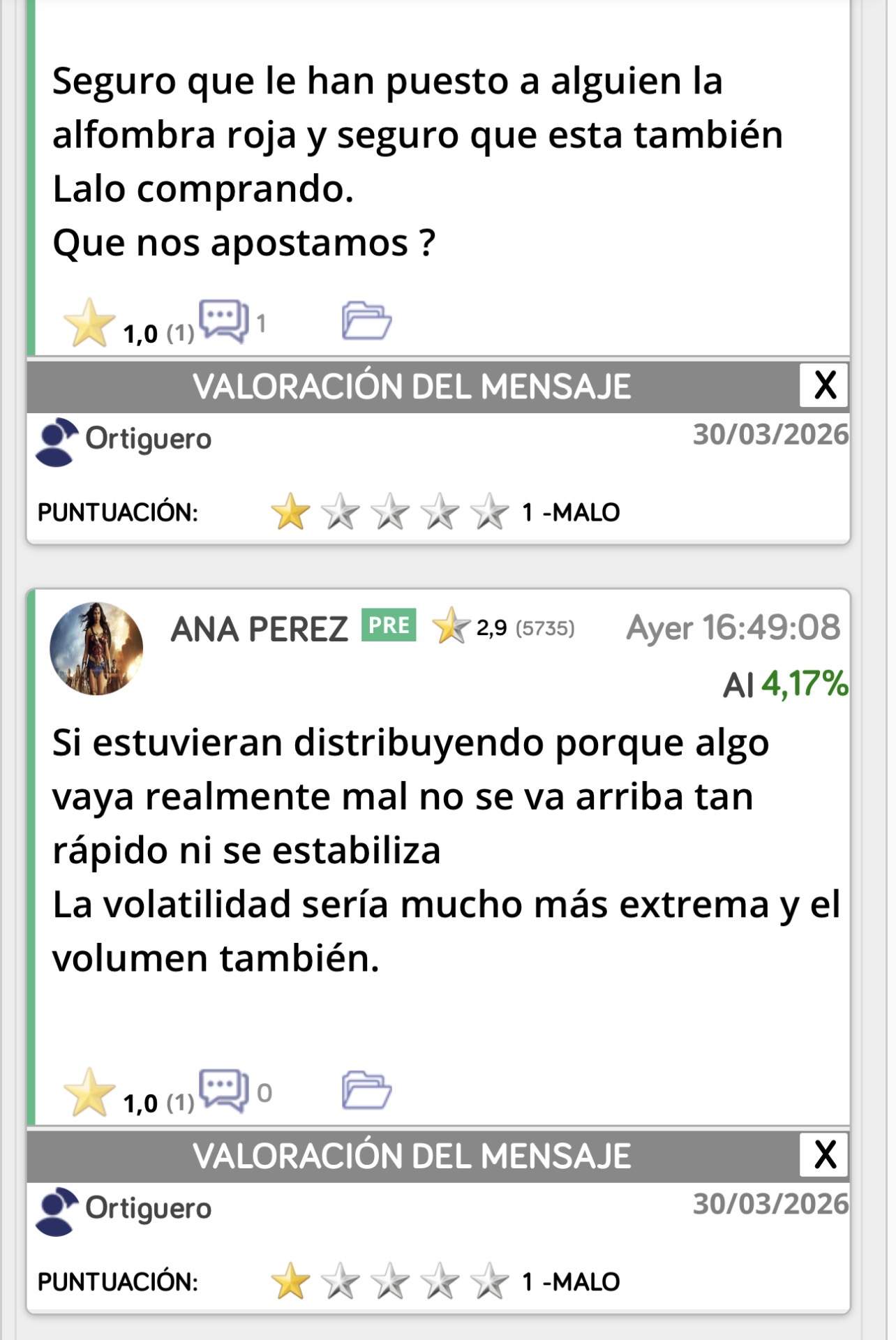 Tú manoncete por qué no das ahora la cara y me pides disculpas ?
Era mentira o qué ?
Ortiguero el porculero jajaja
Anda que lo ignoré !! No puede leerme
Una pena jjjj