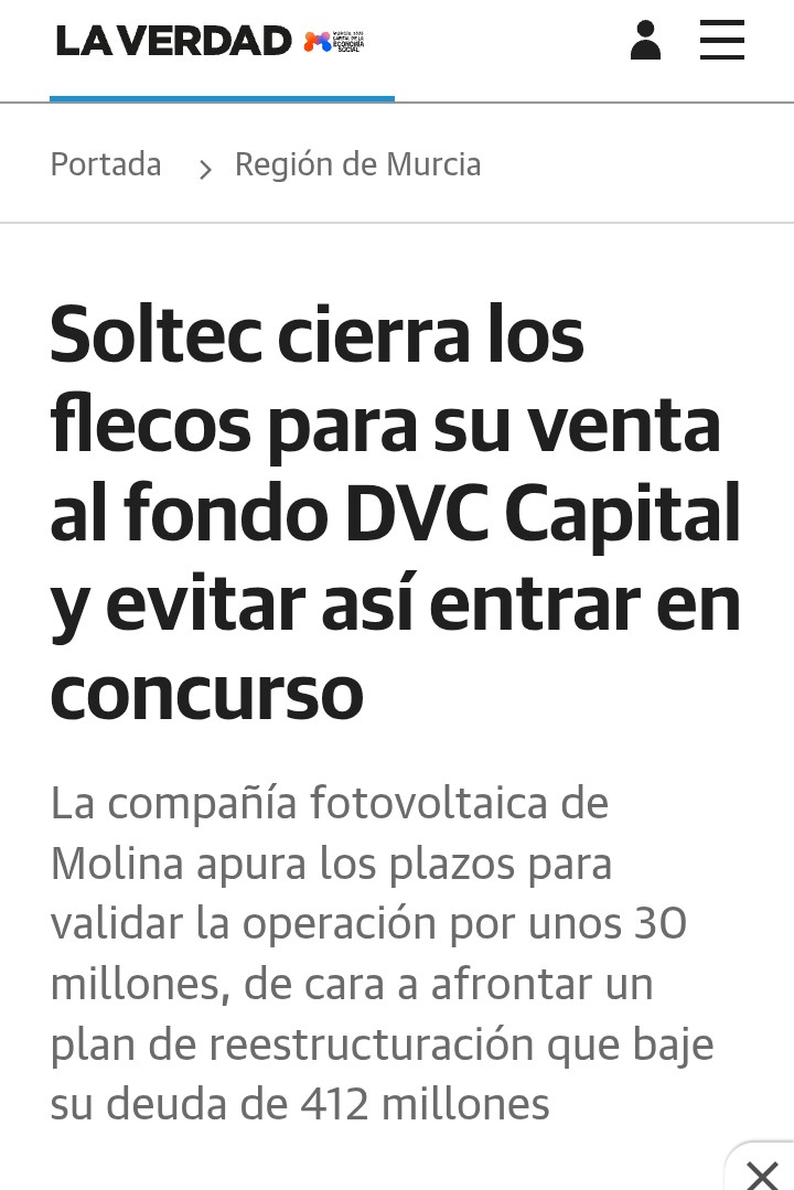 Buenos días
No estoy invertido en esta compañía,pero he visto está noticia,que posiblemente os pueda interesar.Os deseo la mejor de las suertes y ojalá pronto recupereis vuestras inversiones.Animo