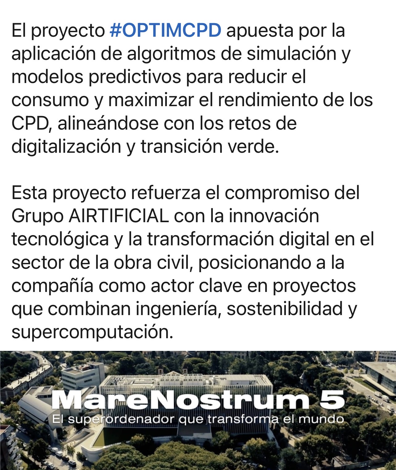 grafico de la accion Airtificial