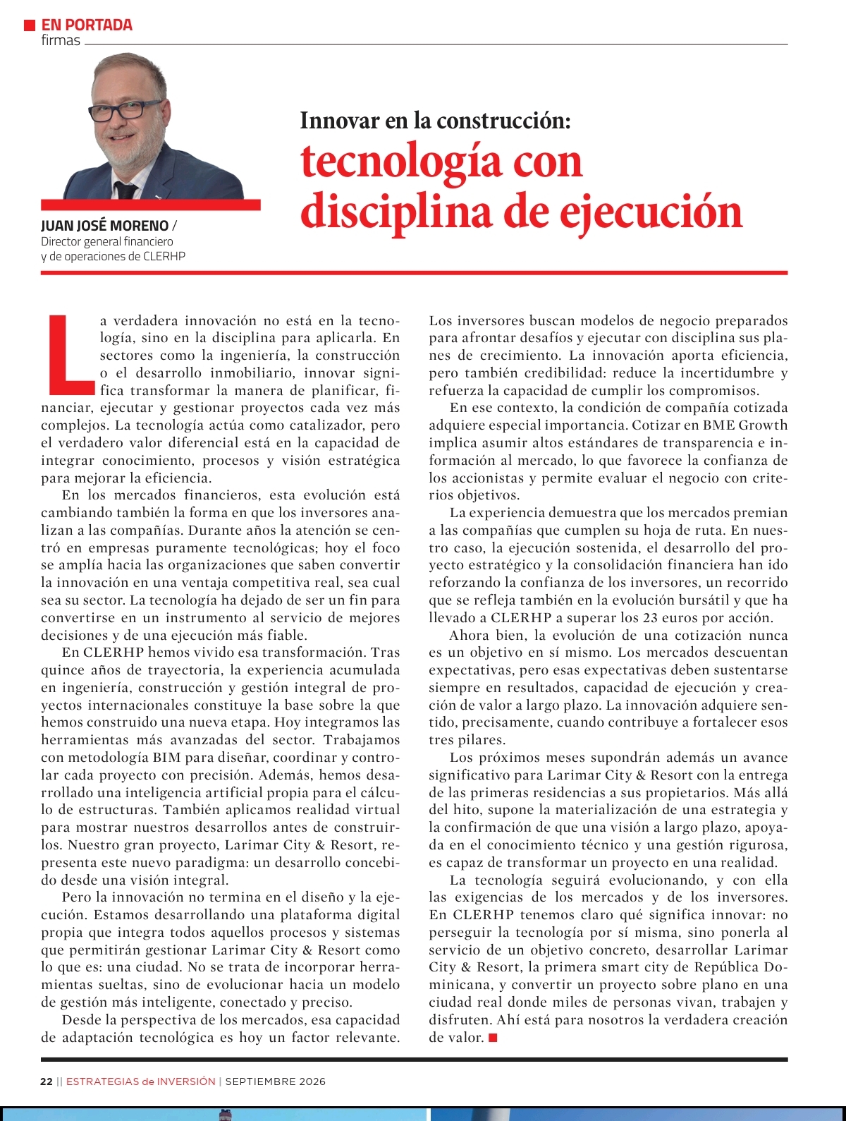 En la revista de septiembre de Estrategias de Inversión