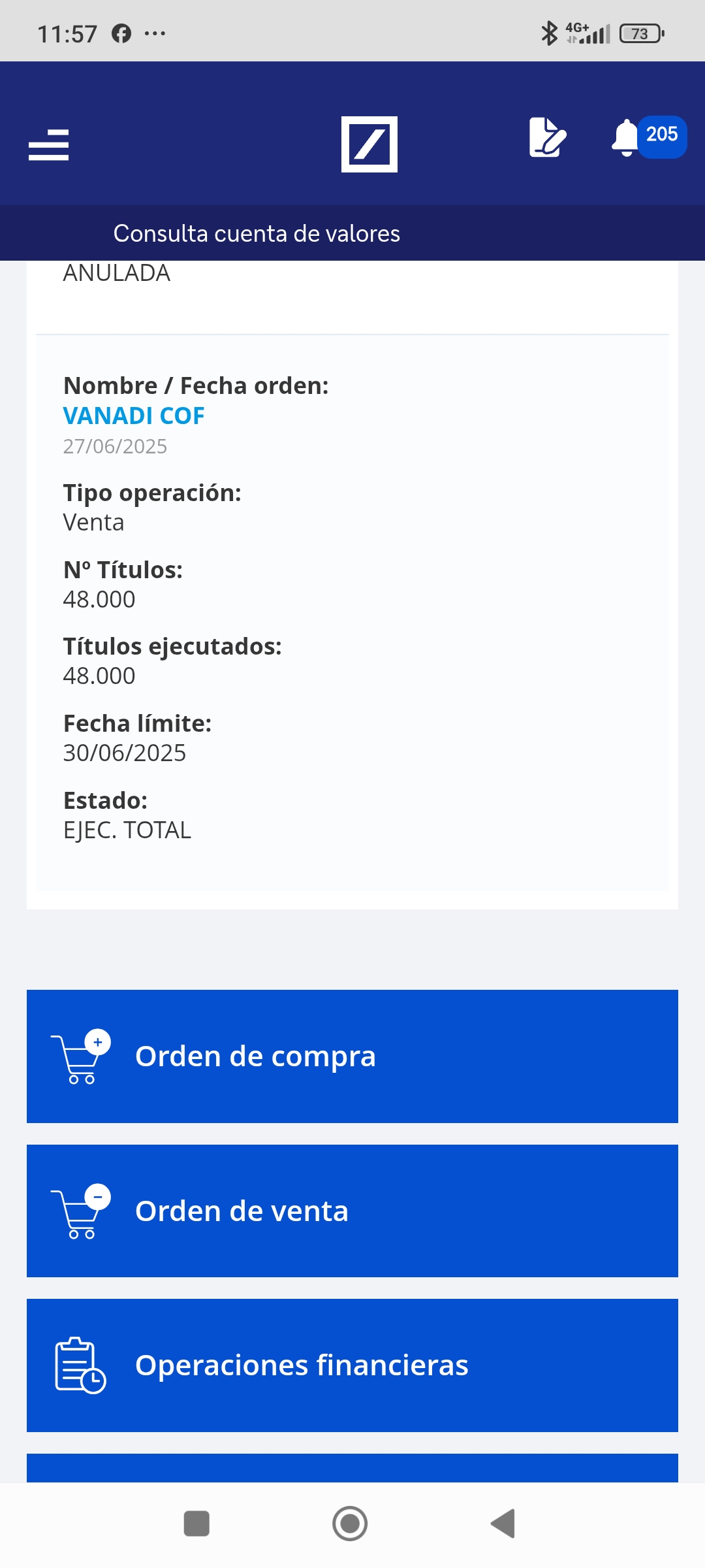 Ahí va la cantidad