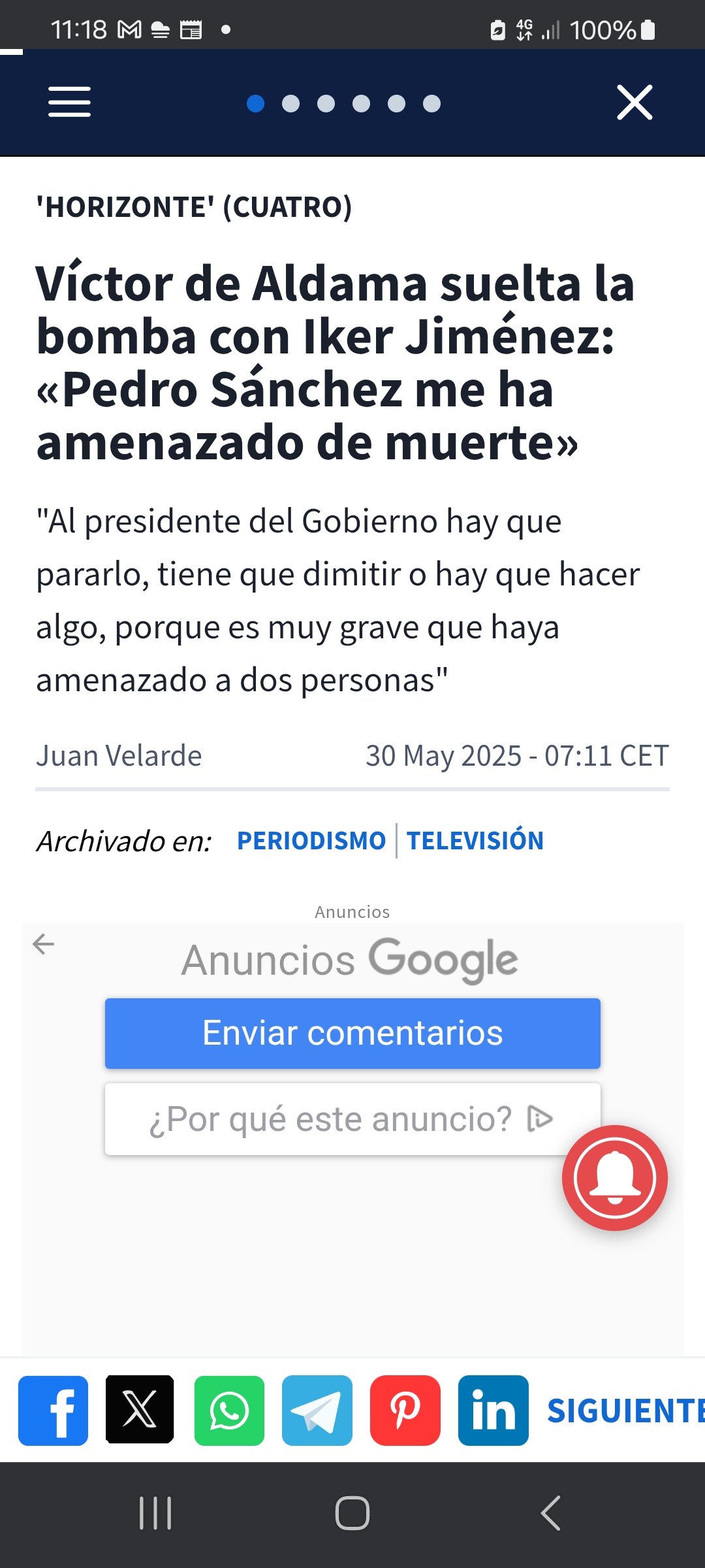 Además pistolero,