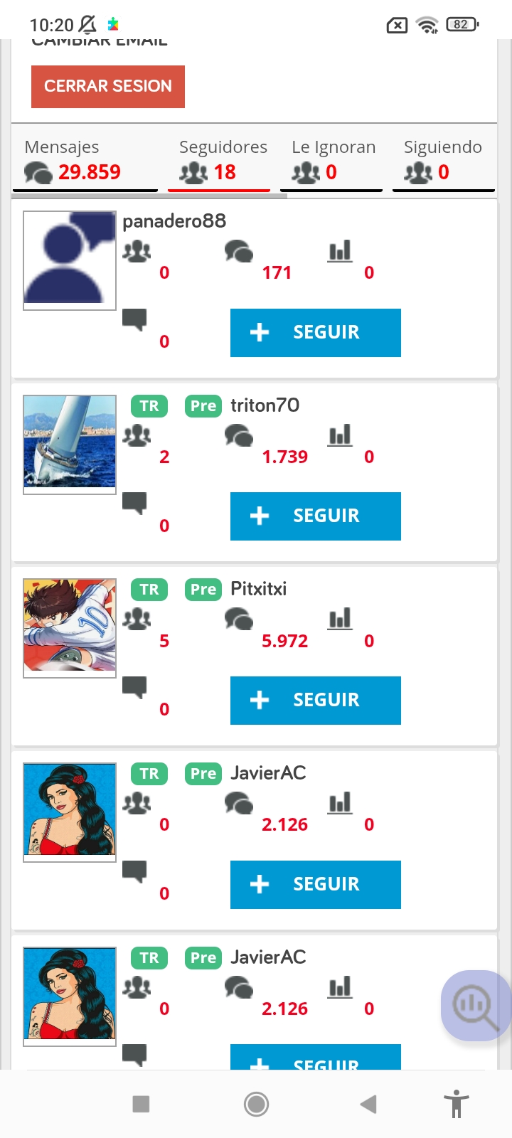 Que mucho quieres vender por gente como yo...pero ahí lo tienes siguiéndome desde dos cuentas ole sus huevos