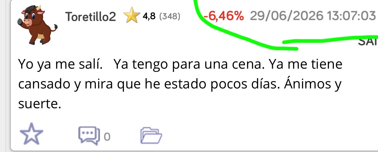Ésto es del lunes antes del mega calentón…
