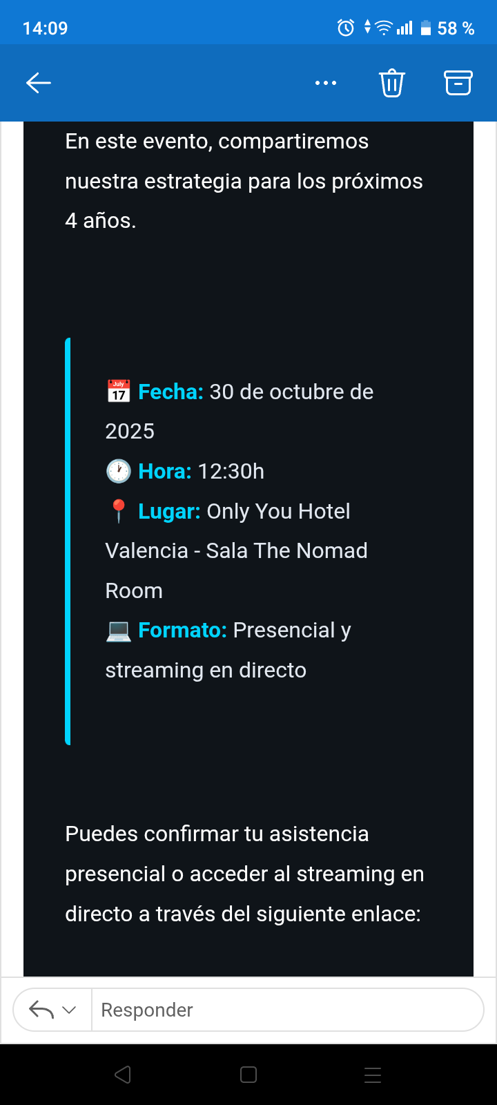 A ver esa estrategia. Si nos hace empezar a sumar verdes