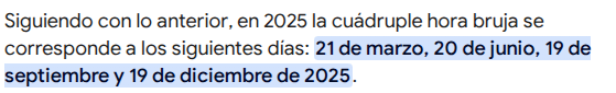 Estos son los días del Año 2.025. Mañana Veremos el volumen de la Robasta