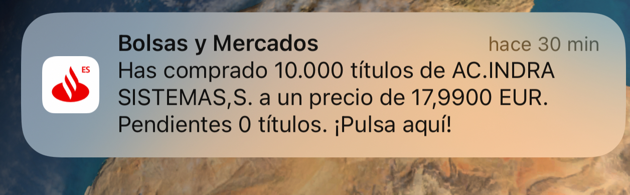 No, no llevo ninguna….