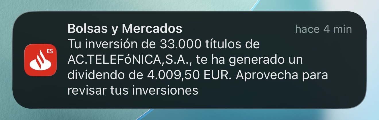 Sé que a mucha gente le vale el dividendo.
A mi no.
Yo quiero cero dividendo y la la acción en 10€
(No lo veré nunca, ya lo sé)