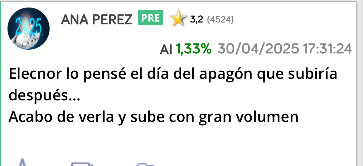 Por cierto una de mis empresas favoritas y mira que lo pensé cuando el apagón en volver ahí y había corregido bastante..
La princesa Elecnor brillando con todo su esplendor <span class="Emo7"> </span> jjjj
Quién era de aquí que las lleva que sé que le caigo mal.. <span class="Emo3"> </span> jjjj