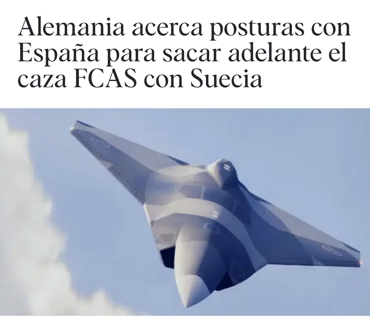 Muy buena noticia para Airtificial si se recupera el FCAS <span class="Emo12"> </span>