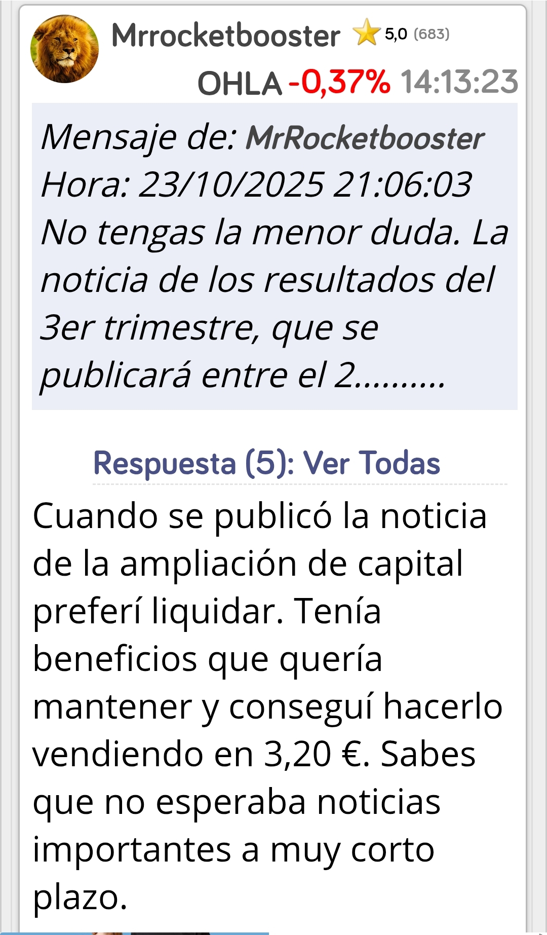 grafico de la accion Oryzon Genomics