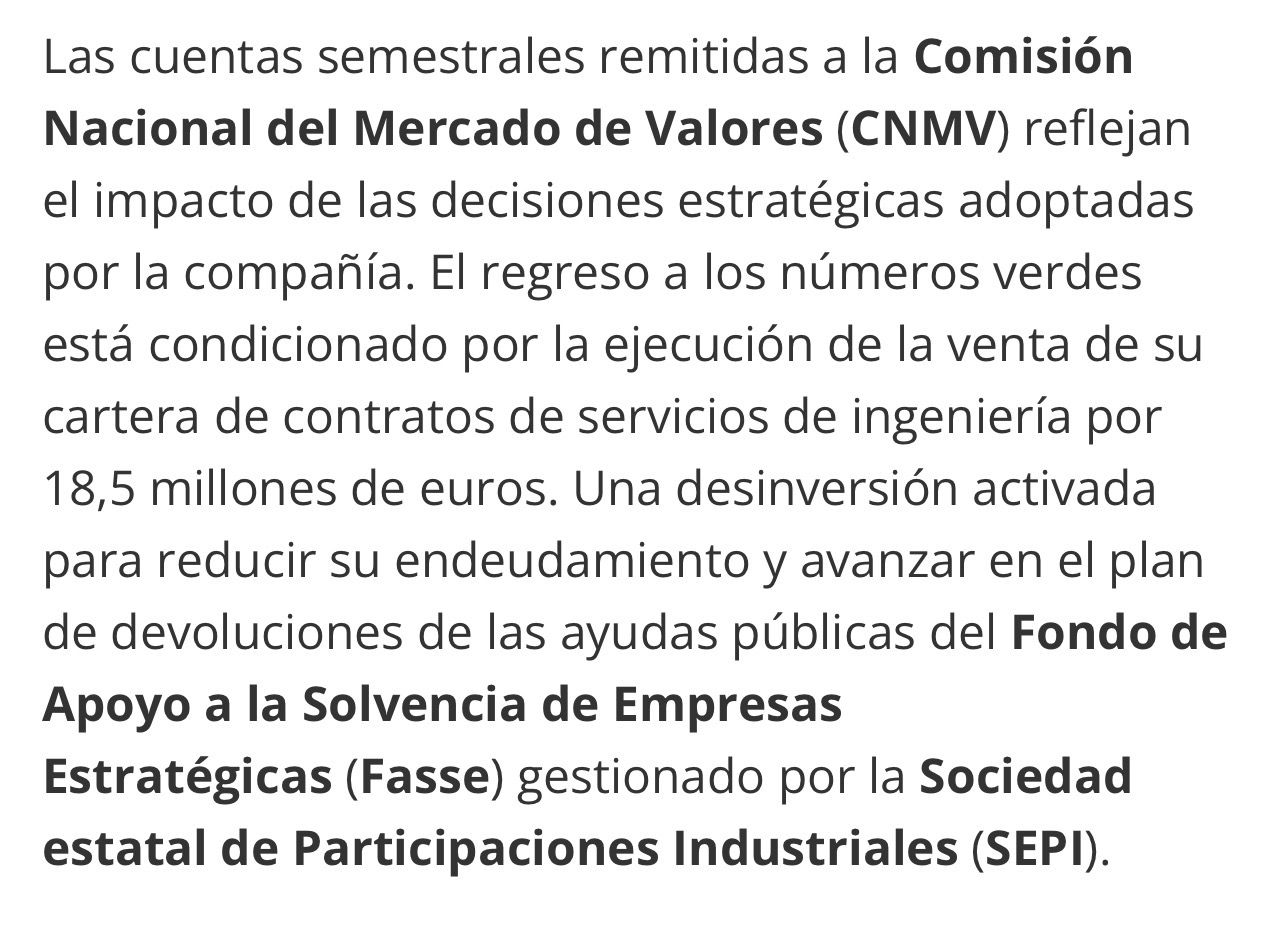 Jose si leyeras mis artículos de hoy lo habrías leído….
Esto lo llevo diciendo muchos días cuando nadie hablaba de la deuda y es algo vital reducirla para poder anunciar la entrada deuda un nuevo socio inversor <span class="Emo4"> </span> jjjj