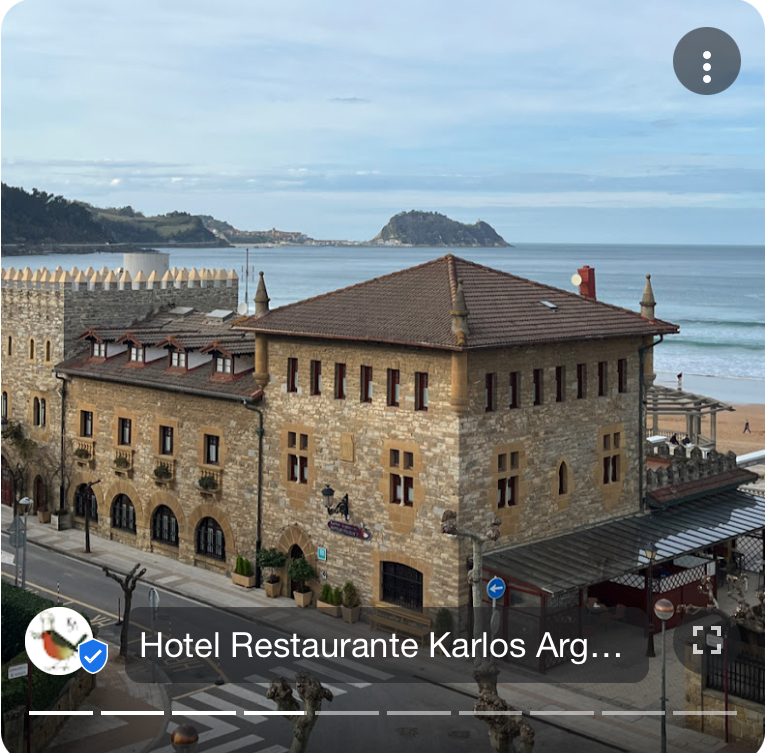 El restaurante de Arguiñano. Lo compró en los años de plomo, cuando akí se venía con camisa antibalas
