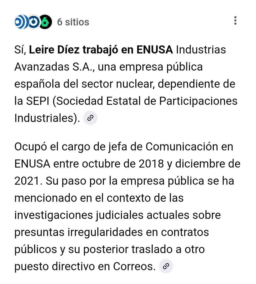 Seguimos atando cabos...