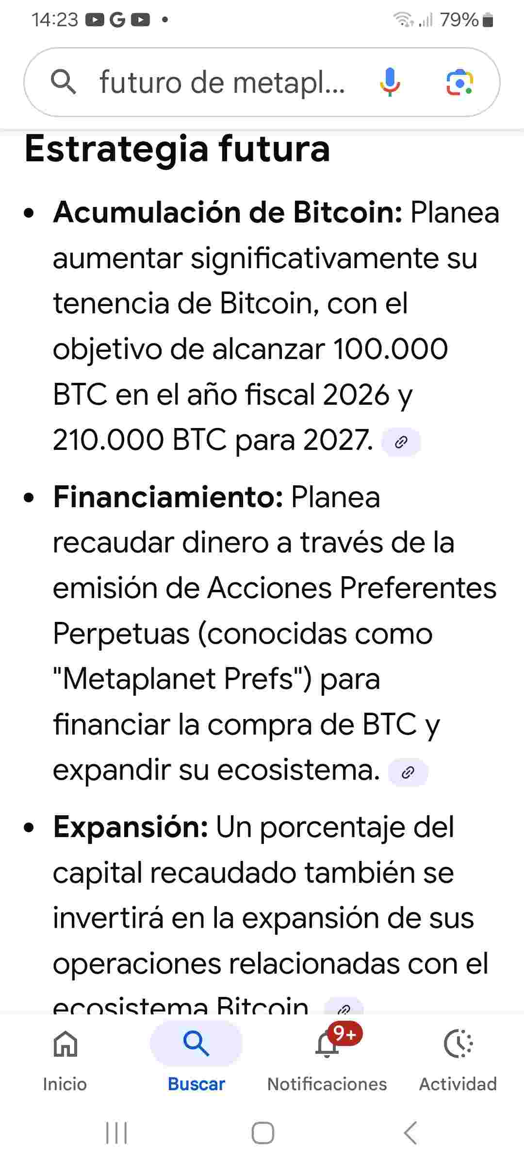 grafico de la accion Vanadi Coffee
