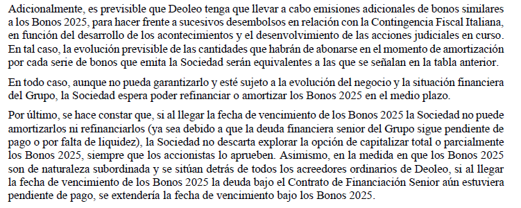 Es una patada adelante pensando que solucionarán pronto el tema fiscal, sino, como dices Modi, es inasumible