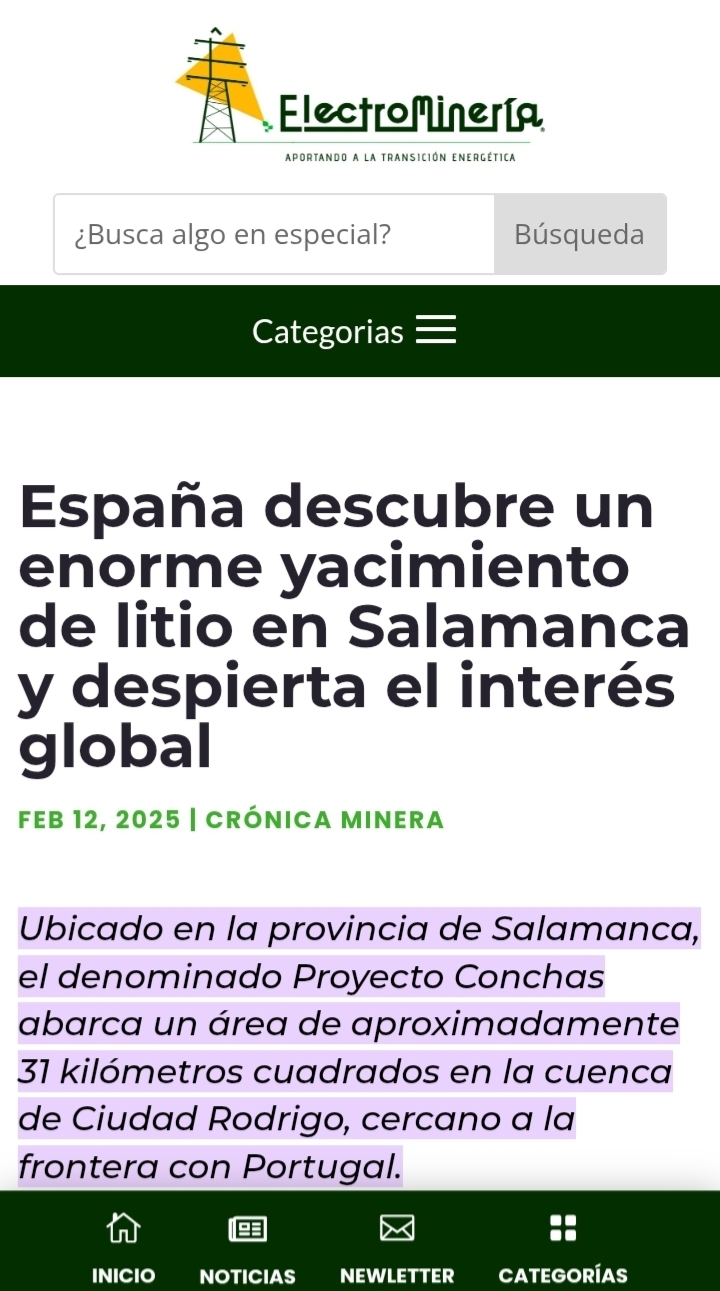 Vamos a ver, el litio lo tenemos, los trámites se reducirán y Europa lo necesita en próximos acuerdos de proyectos.