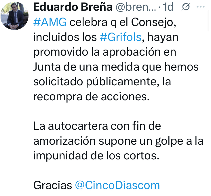 A los cortos, cada vez se les acorta más el tiempo aquí. No les vendamos ni una. Ahora les va a tocar sufrir a ellos…