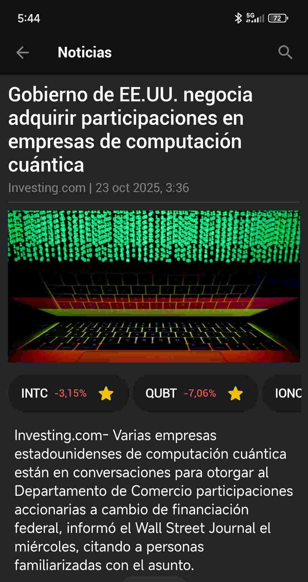 Os di el chivatazo y alguno se rió...
