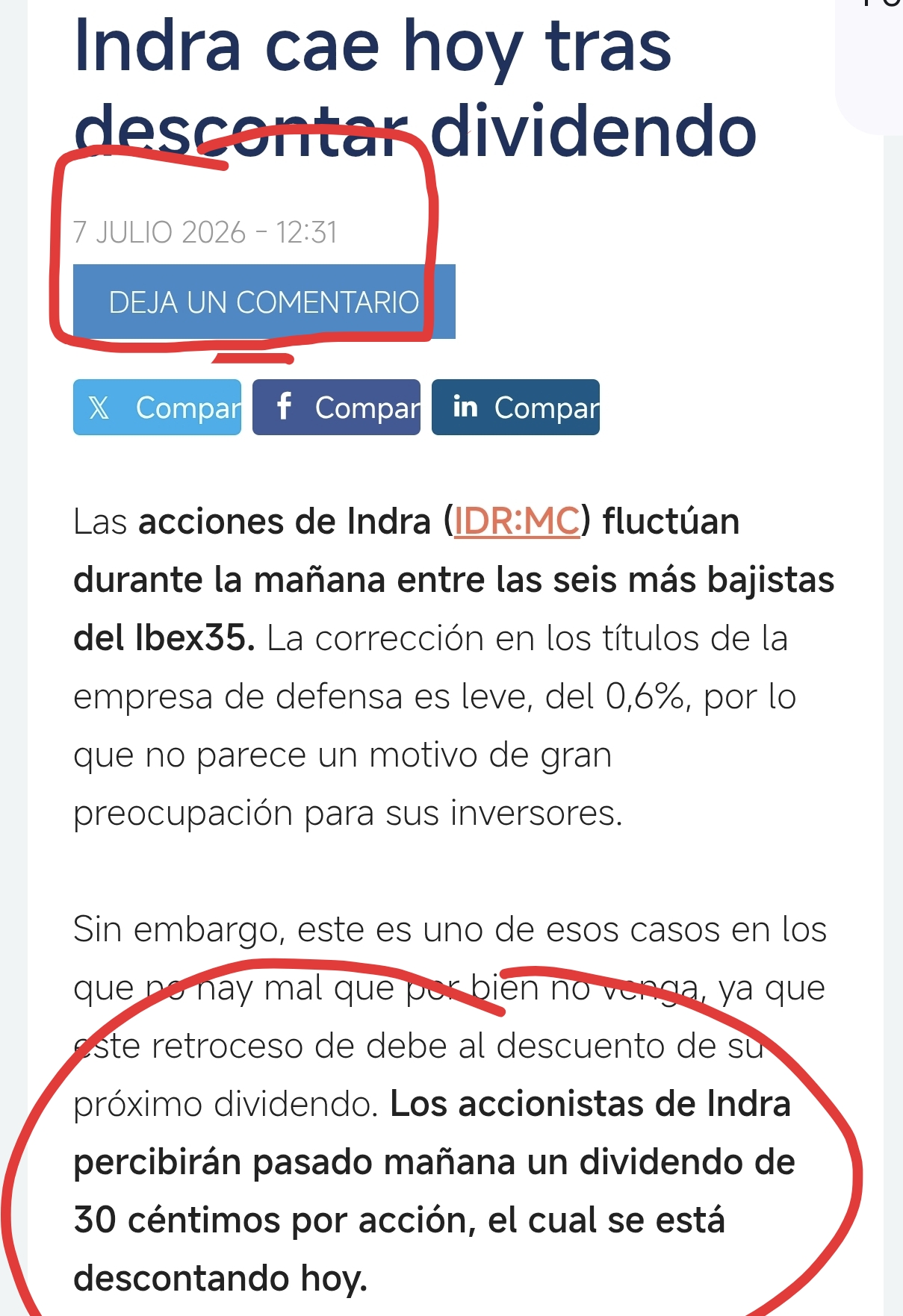 Guarren
Lo del dividendo, aunque ya se dijo