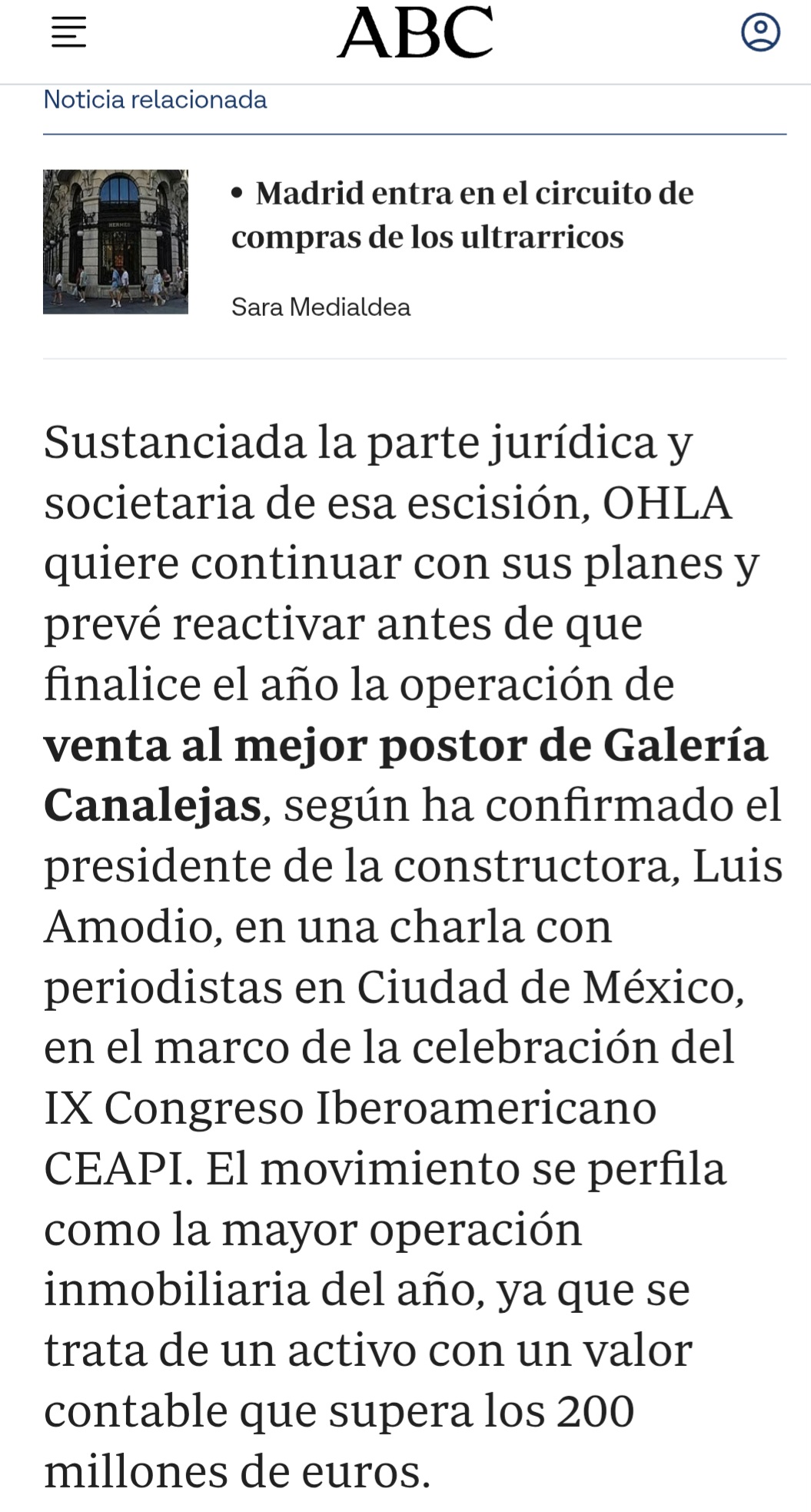 A mi 200 millones me parece poco