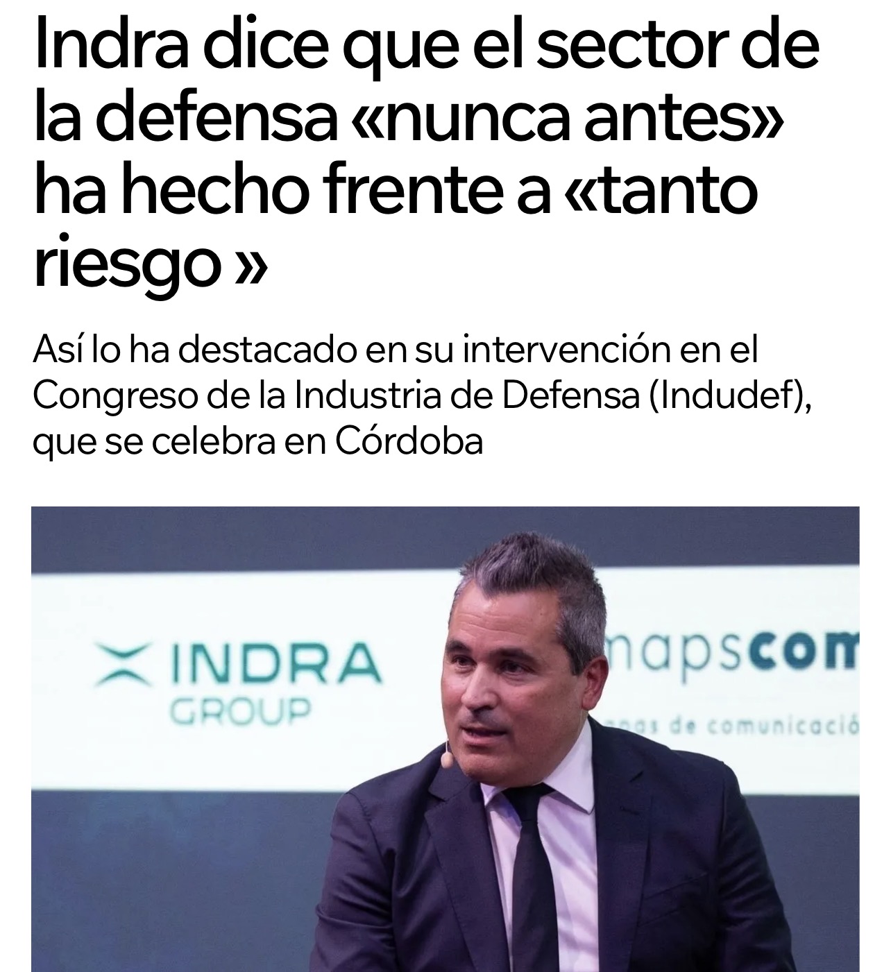 Riesgo Indra ???? <span class="Emo28"> </span>