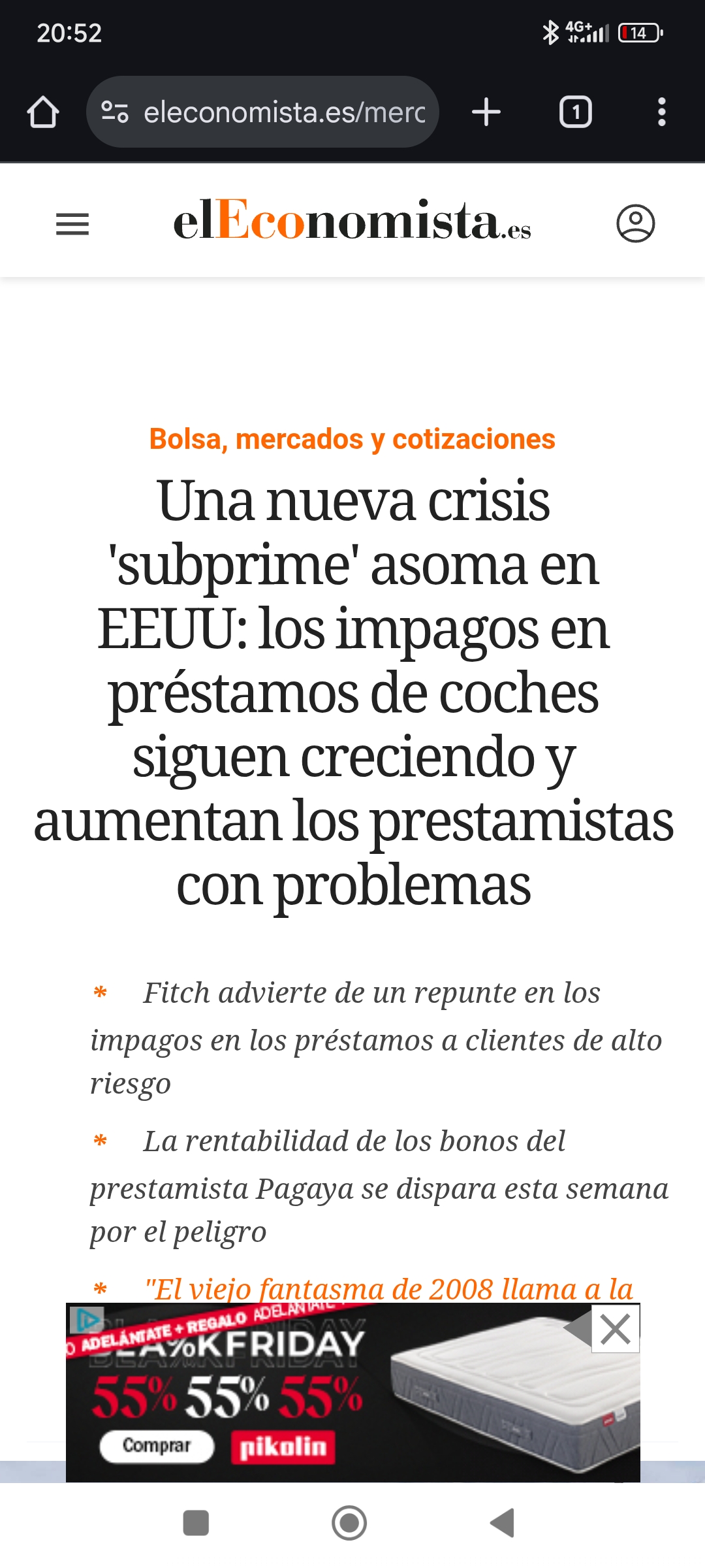 grafico de la accion IBEX 35