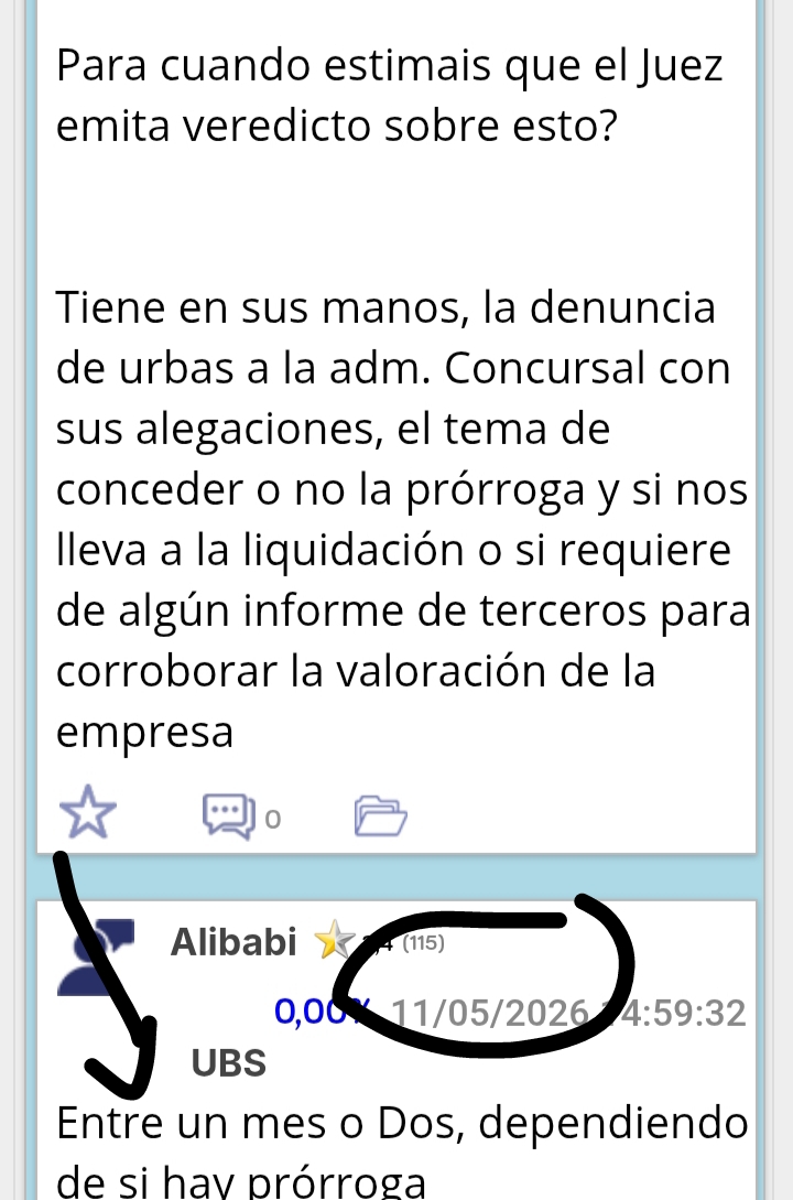 para el que no conozca a este payaso...lleva años con sus plazos y prórrogas así como anunciando dividendos y ganancias a todos el que metiese dinero aquí cada vez que llegaba a un mínimo que creía que era e definitivo.