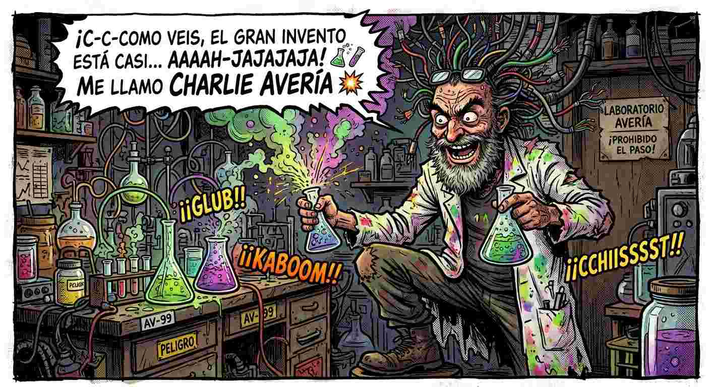 Charlie en su salsa...