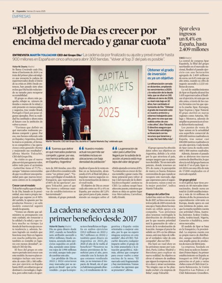 La presentación de ayer y los comentarios en prensa.