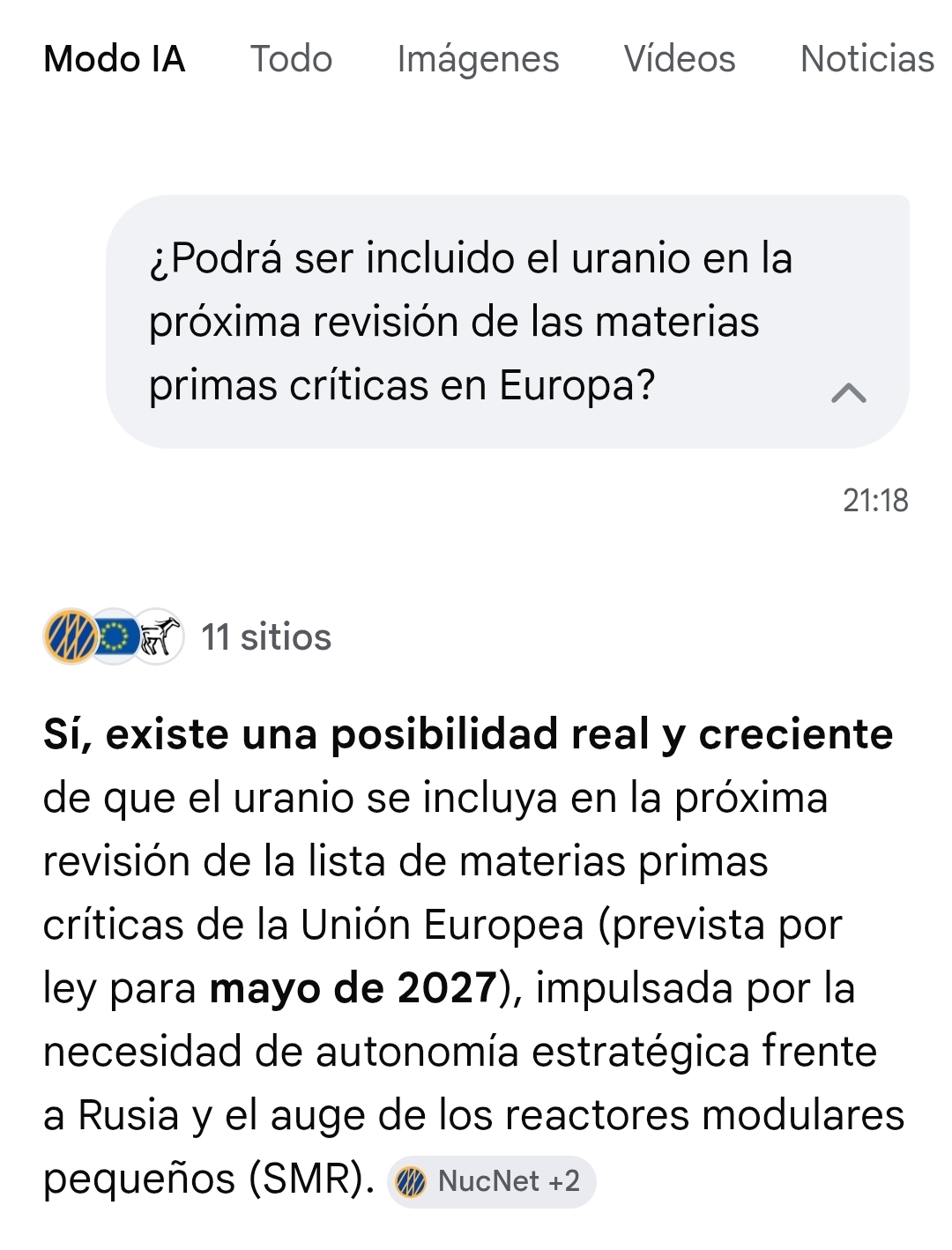 Ayer le planteé una cuestión a mi tÍA, y esto me dijo...
