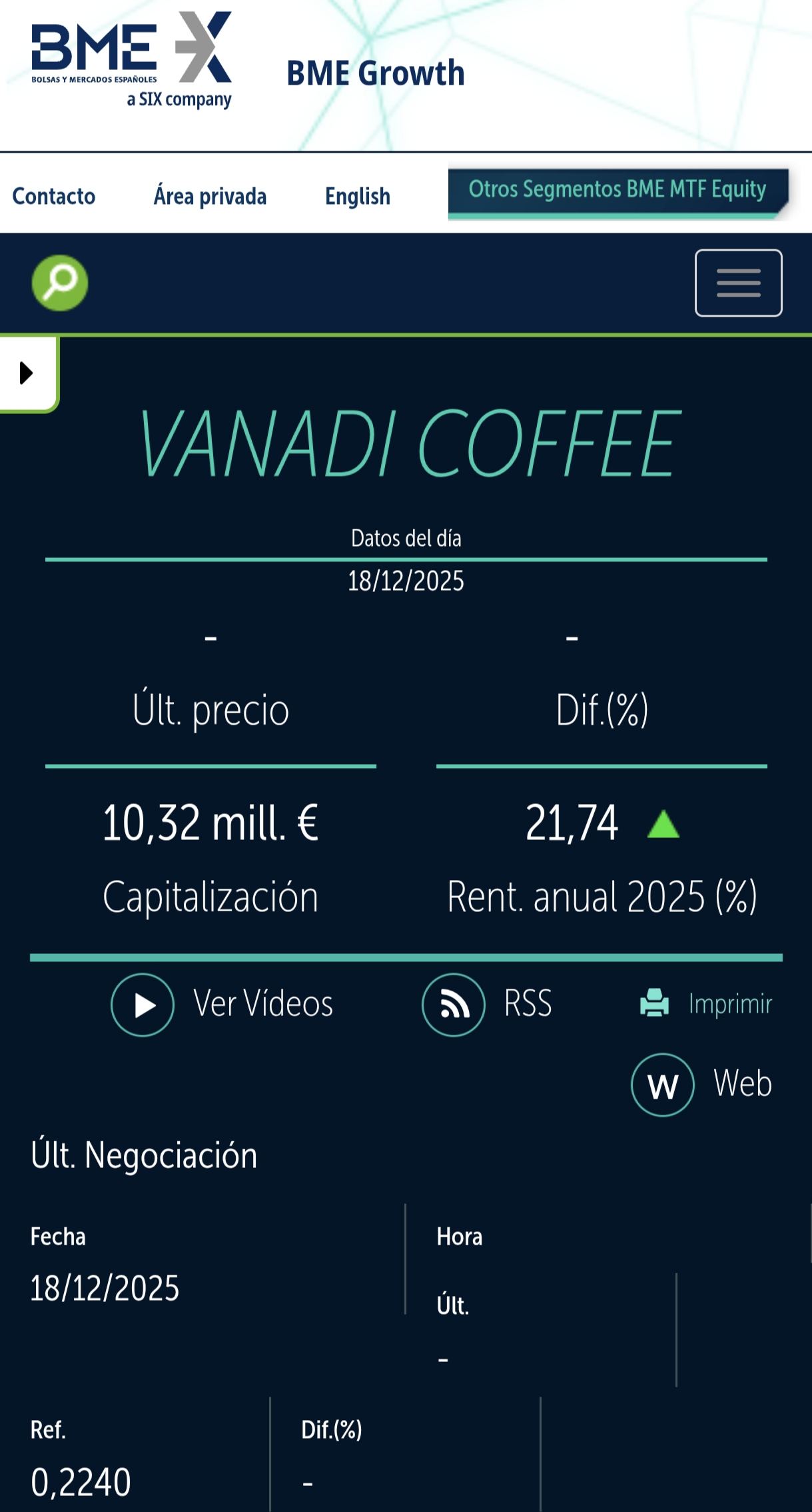 Capitalización...