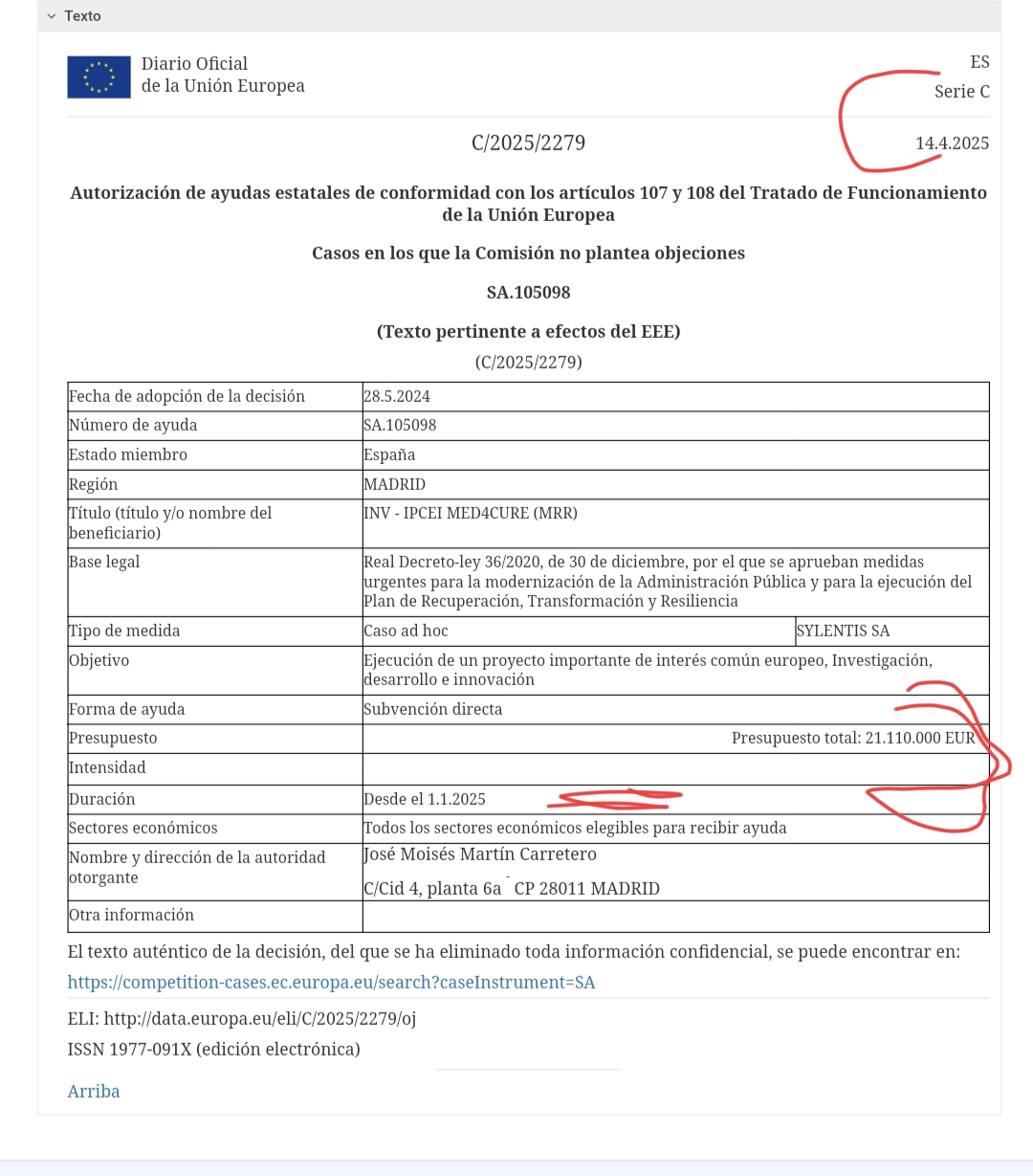 Esto es de hoy
Desde el 1del 1 de 2025.
Entonces pues no sé