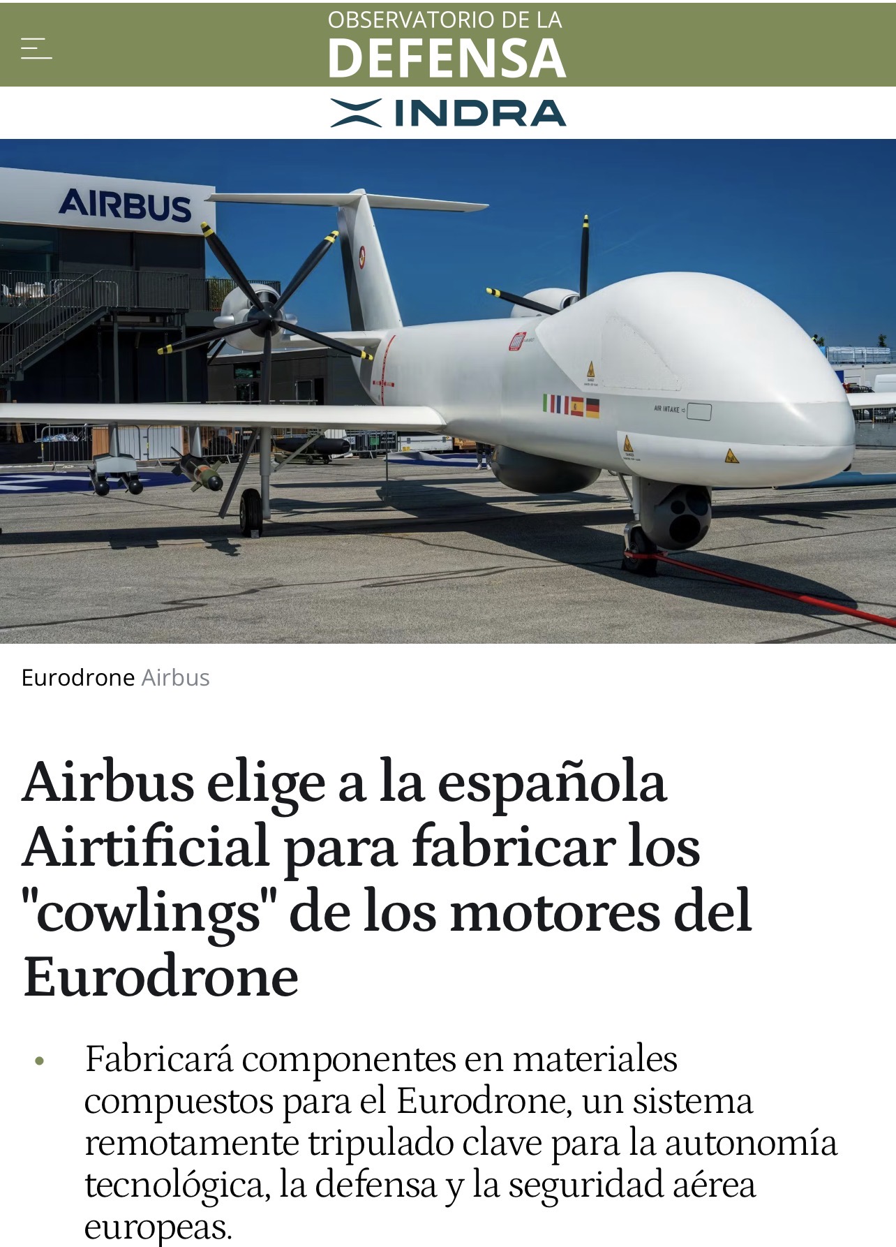 Sólo con este contrato deberíamos cotizar mucho más arriba.