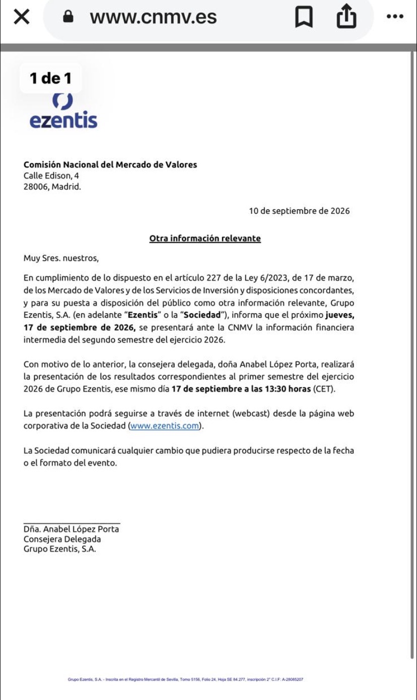 A ver si vemos el 0.10 este mes. Me da que empezamos la remontada. Es mi feeling. El poderío económico que cena y baila con los Murry comienza a hablar con mucha esperanza de Eze… Algo bueno se cuece y no lo sabemos.