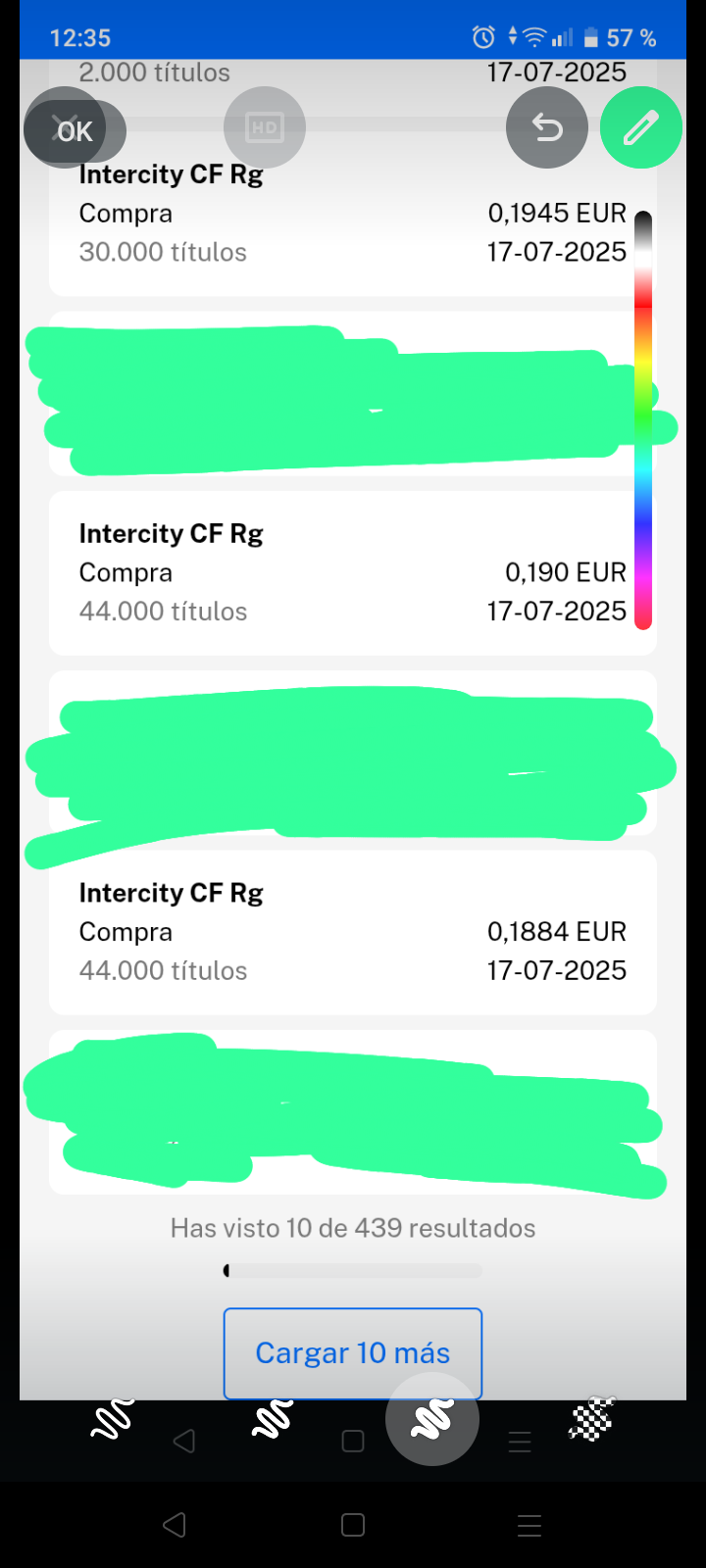 Mira si es fácil ludópata... Esas son solo unas poquitas