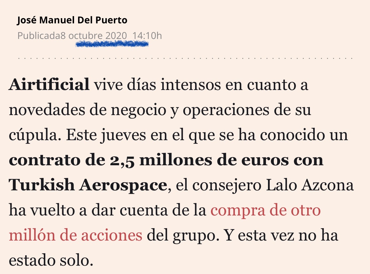 Lo dicho antes que siempre repiten y por algo será …
Con TAI lleva ya varios contratos desde 2020 y Lalo también repite siempre comprando acciones mientras aquí la gente se lamenta porque no sube la acción…
Las últimas este mismo año.
Varios millones más …
No hagáis caso a los que os dicen que vendáis aquí.
Lalo no vende ni una y sigue comprando…
Él y otros claro.