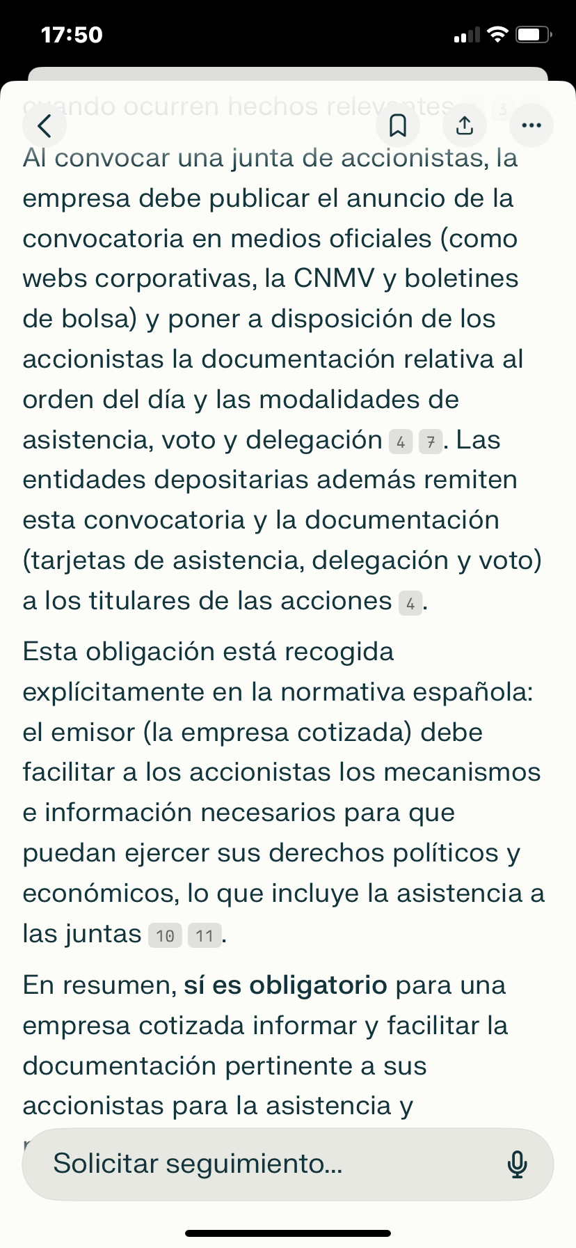 A vosotros os han mandado la documentación para la asistencia o voto por correo?